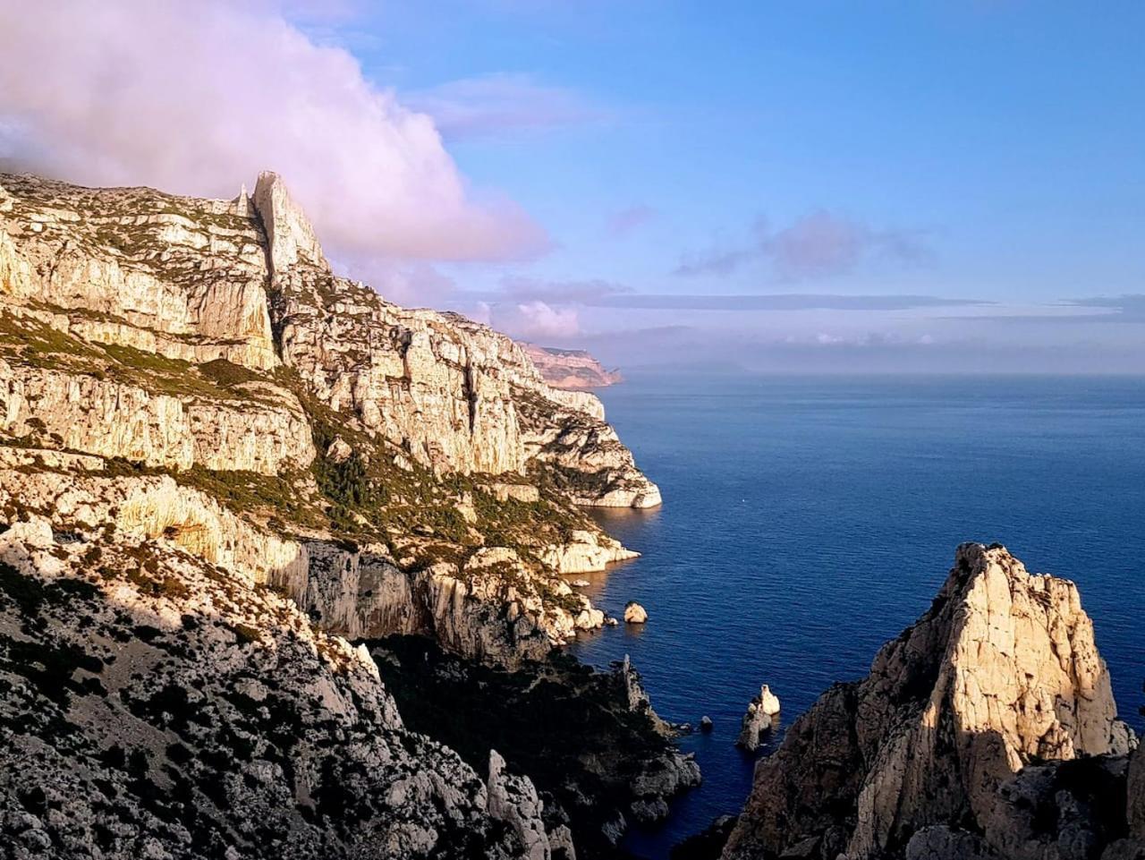 Vue Mer Le Panoramique Vieux-Port De Marsiglia Esterno foto