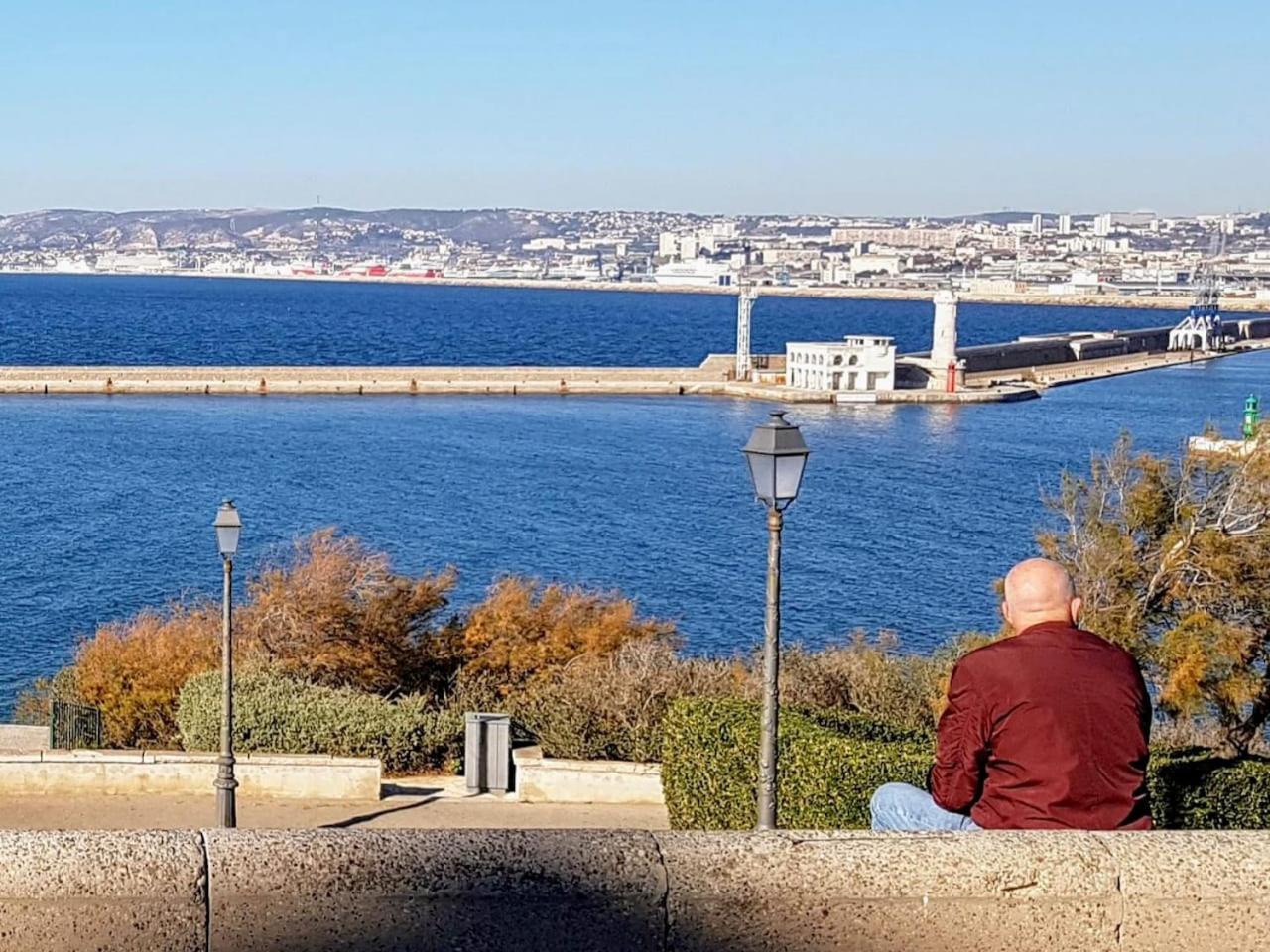 Vue Mer Le Panoramique Vieux-Port De Marsiglia Esterno foto
